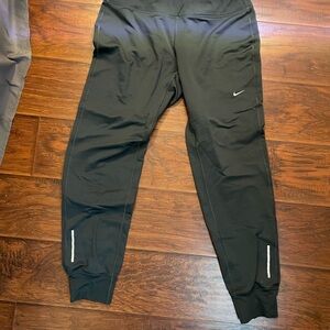 Nike Gray Joggers with White Logo